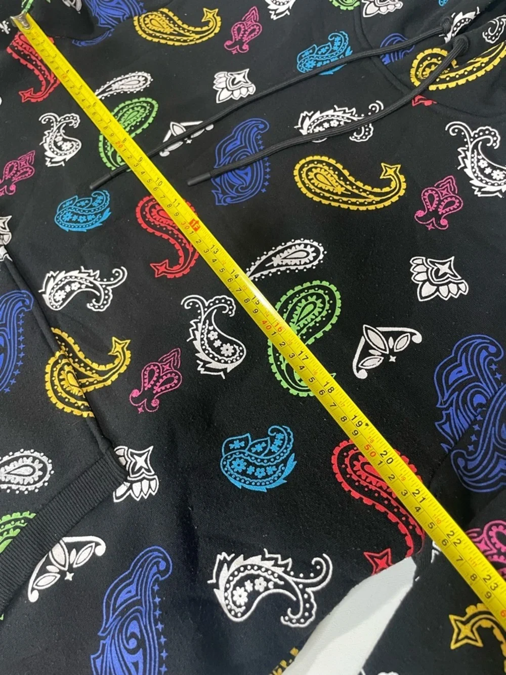 Switch Remarkable Paisley All Over Print Hoodie - Men's Size L - Oversized Look - Picture 10 of 10